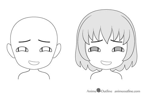 16 Drawing Examples of Chibi Anime Facial Expressions - Joseph Brombsood