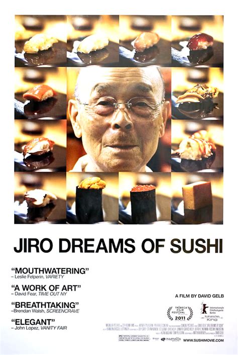 Jiro Dreams of Sushi Original 2011 U.S. One Sheet Movie Poster ...