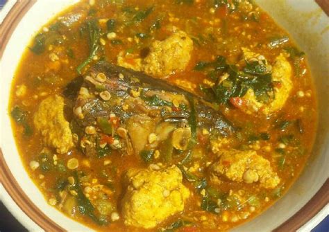 Lumps of egusi in okra and ogbono soup Recipe by Enefola Joy Owoicho ...