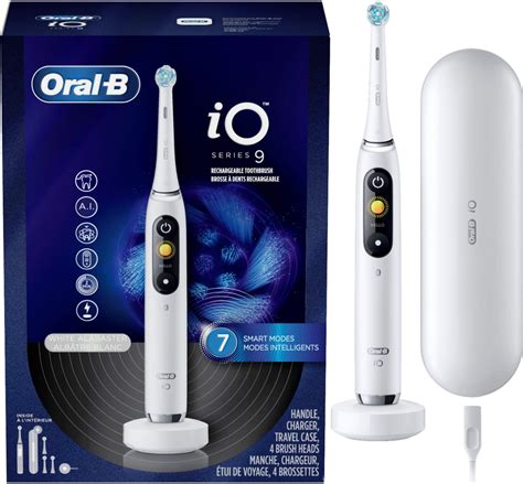 Oral-B iO Series 9 Connected Rechargeable Electric Toothbrush White ...