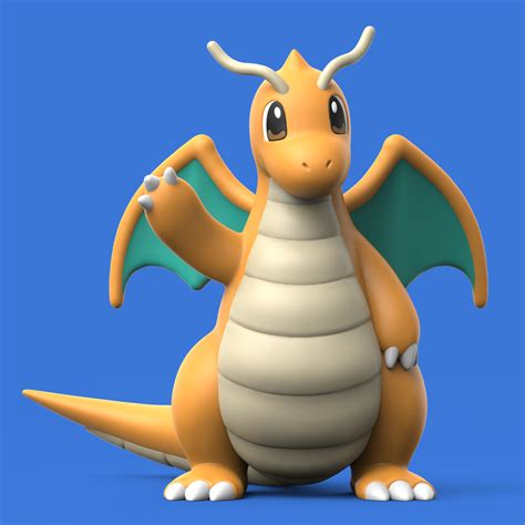 STL file POKEMON - DRAGONITE・Model to download and 3D print・Cults