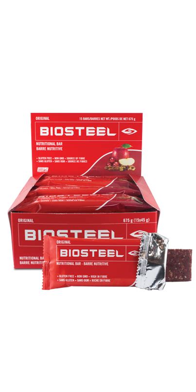 Buy BioSteel Nutritional Protein Bars Original at Well.ca | Free ...