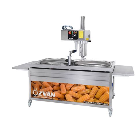 Tulumba Dessert Machine Standard With Work Bench TTM 20-ÖZVAN BAKERY ...