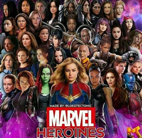 Marvel Heroines (Credits: @lordtectonic) : r/marvelstudios