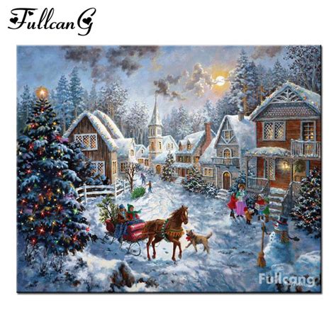 Merry Christmas Painting at PaintingValley.com | Explore collection of ...