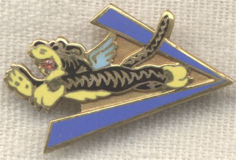 Extremely Rare AVG Flying Tigers Lapel Pin with Ruby: Flying Tiger ...