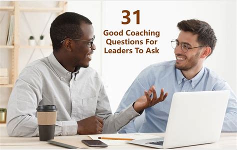 31 Good Coaching Questions For Leaders To Ask - Bob Tiede