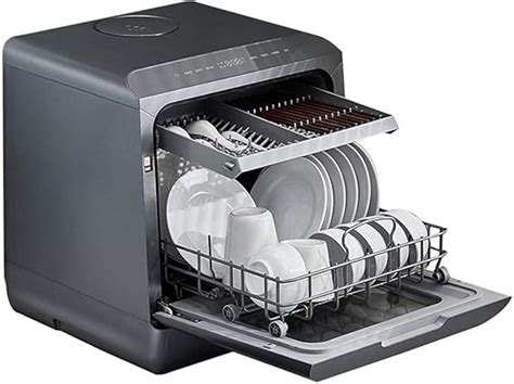 Table Top Compact Dishwasher Mini Dishwasher With 5 Programmes Table ...