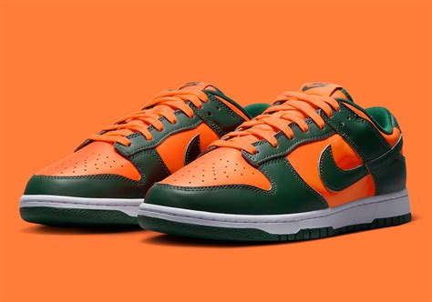 Nike Dunk Low "Miami Hurricanes" DD1391-300 | SneakerNews.com