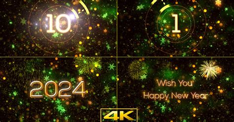 New Year Countdown 2024 V2, Backgrounds Motion Graphics ft. abstract ...