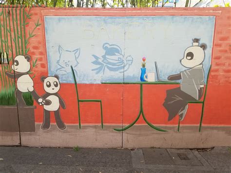 Adventures in Weseland: Panda Street Art by P.M.B.Q. Studios