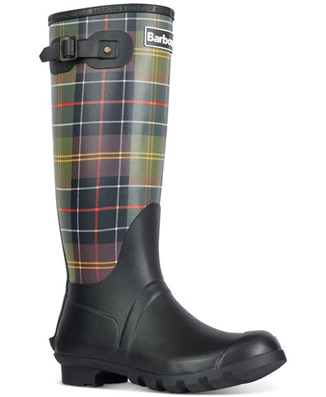 Barbour Women's Tartan Bede Rain Boots - Macy's