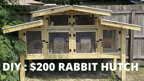 57 Free Rabbit Hutch Plans You Can DIY Within A Weekend – The Self ...