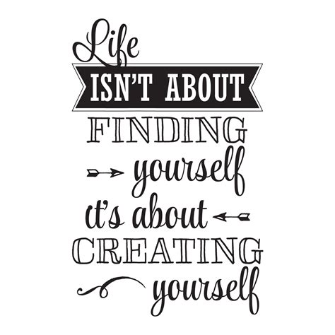 Creating Yourself Wall Quotes™ Decal | WallQuotes.com