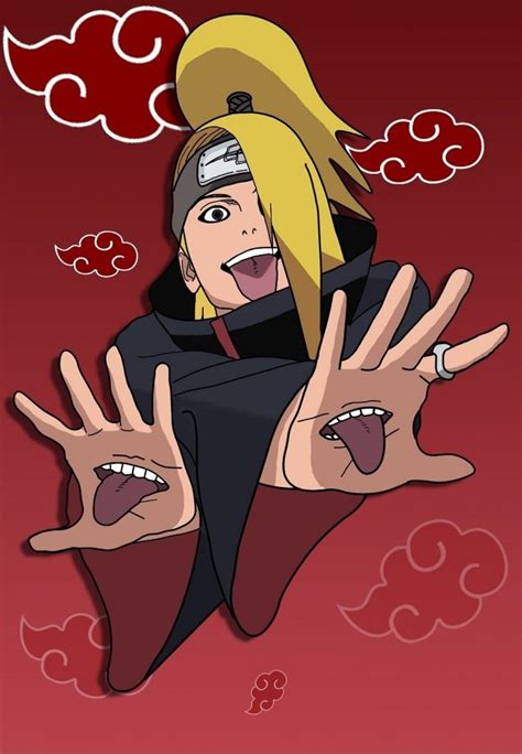 Deidara/anime/Naruto Drawing - Yana Pomaranska