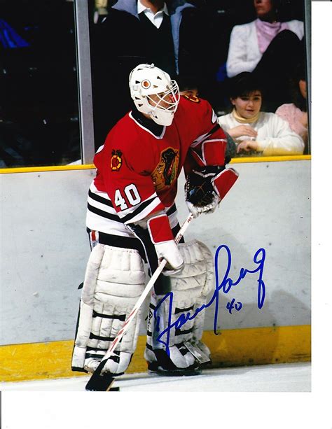 CHICAGO BLACKHAWKS DARREN PANG SIGNED PASSING 8X10 Collectible ...