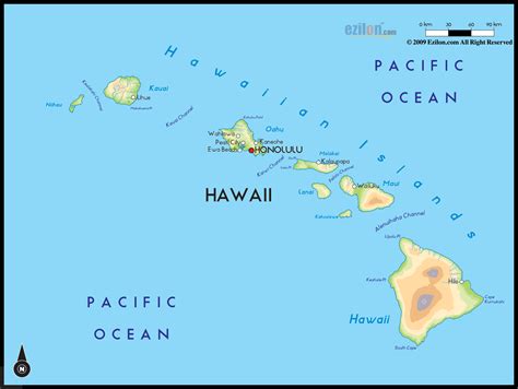 Map of Hawaii Large Color Map | Fotolip.com Rich image and wallpaper