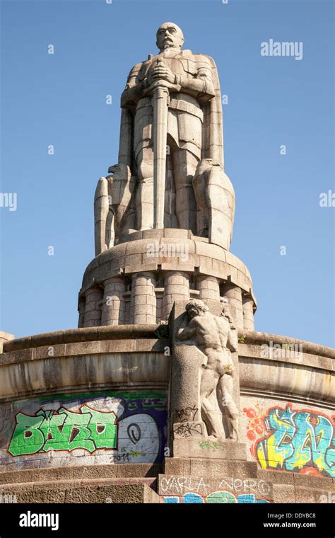 Bismarck Monument, Hamburg, Germany Stock Photo - Alamy