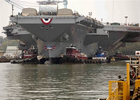 USS Gerald R Ford - Ship's launch | Military Machine