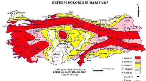 Where are the Earthquake Zones in Turkey? Turkey Earthquake Risk Map ...