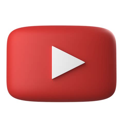 App, youtube, logo, video, multimedia, stream, download 3D illustration ...