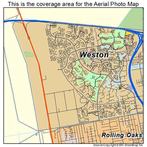 Aerial Photography Map of Weston, FL Florida