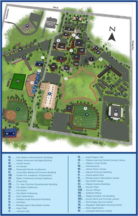 LCU:Campus Map | Campus map, Grandparents activities, Campus