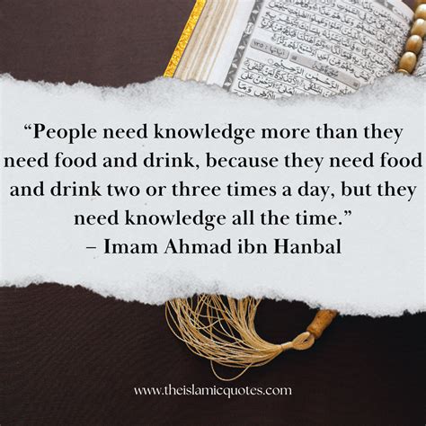 15 Quotes by Imam Ahmad Ibn Hanbal About Life & Islam