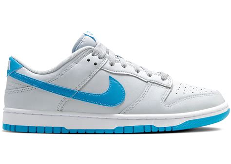 NIKE DUNK LOW RETRO PURE PLATINUM BLUE LIGHTNING (M)