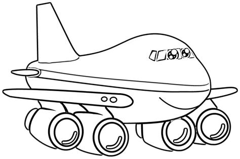 10 Free Airplane Coloring Pages for Kids | | BestAppsForKids.com