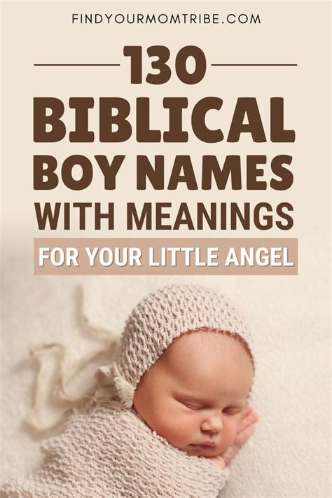 Unique and Meaningful Biblical Boy Names