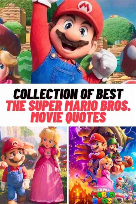 50+ Best THE SUPER MARIO BROS. MOVIE Quotes | Mario bros, Super mario ...