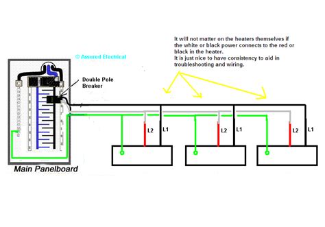 Wiring Cadet Baseboard Heaters 240v