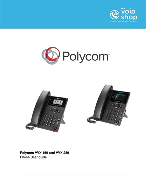 POLYCOM VVX 150 USER MANUAL Pdf Download | ManualsLib