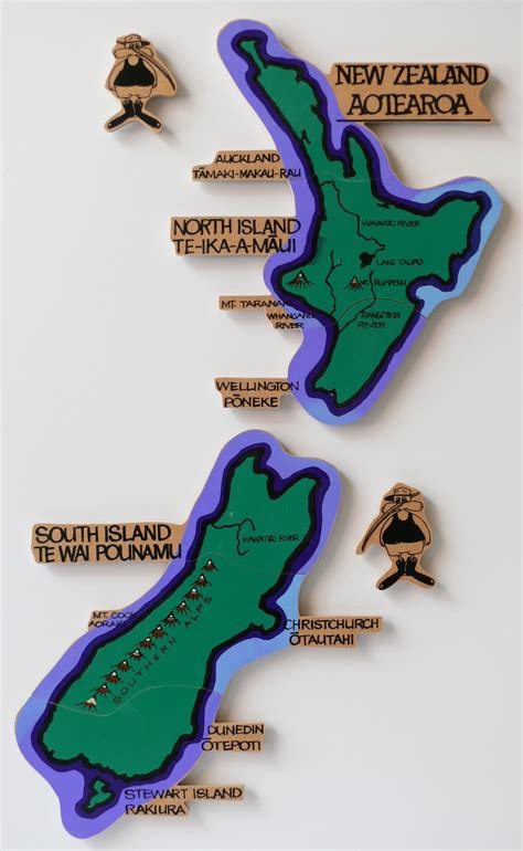 Map Aotearoa / New Zealand Magnetic | Amezi.co.nz | Baby Products, Toys ...