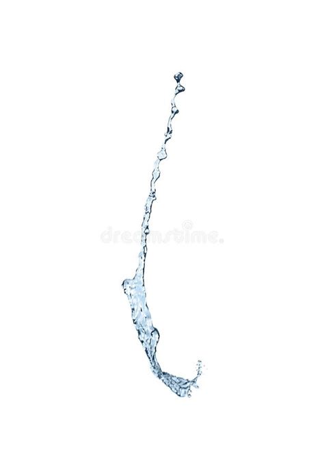 Beautiful Water Splash Isolated on White Stock Image - Image of ecology ...