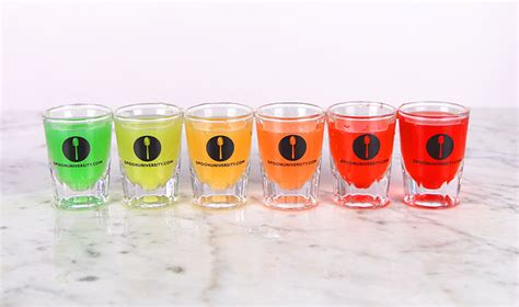 How to Make Boozy Rainbow Shots in 5 Minutes