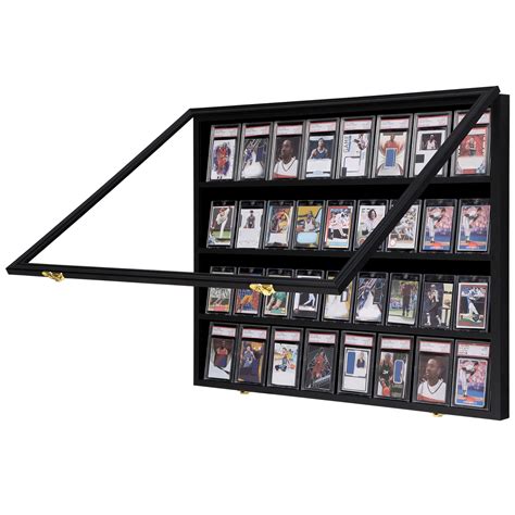 VERANI Baseball Card Display Case - 36 Graded Sports Card Display Frame ...