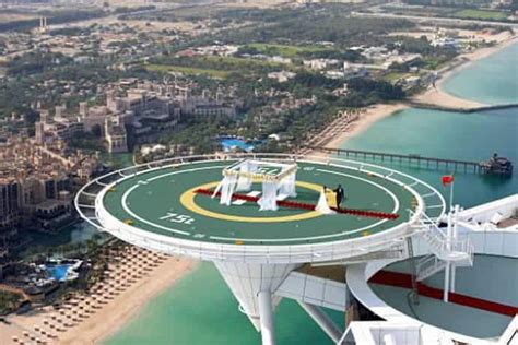 On Top of the World: A Unique Wedding on Burj Al Arab’s Helipad