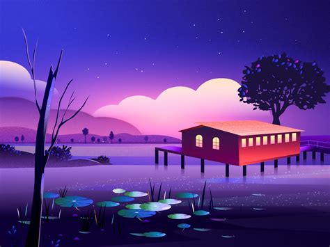 Quiet Night by Leo for AGT on Dribbble