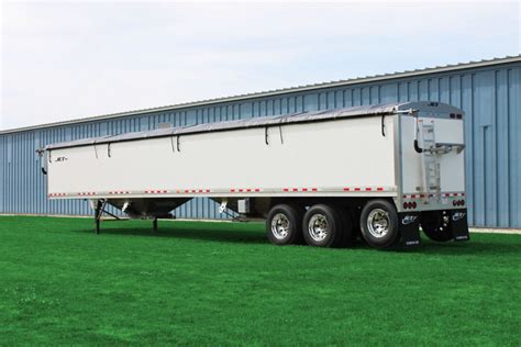 Grain Hopper Trailers - NEW! ALUMINUM DOUBLE WALL - Jet Co Trailers