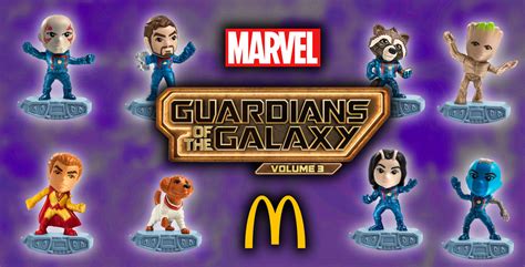 'Guardians of the Galaxy: Volume 3' McDonald's Happy Meal Toys