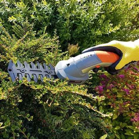 Electric Cordless Hedge Trimmer Grass Garden Edger Shears with ...