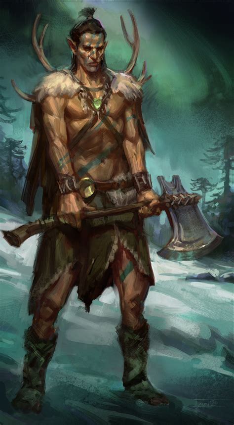 Elf Barbarian - Icewind Dale II by 000Fesbra000 on DeviantArt | Elf ...