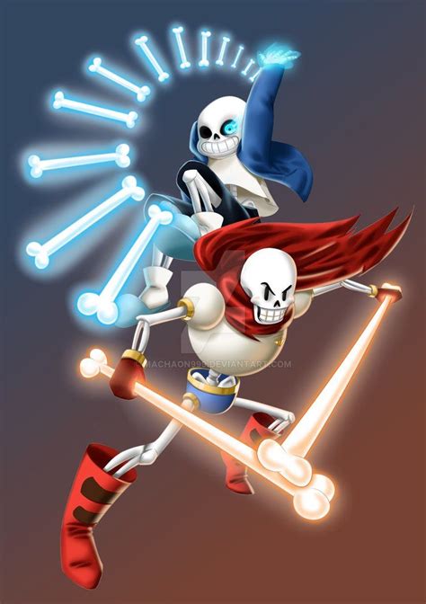 Sans and Papyrus- Undertale by Machaon999 | Undertale, Undertale ...