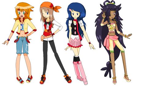 Pokemon Female Protagonist Anime New Outfit by DiamondMian on DeviantArt