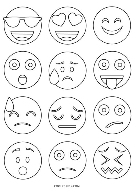 Free Printable Emoji Coloring Pages For Kids | Emoji coloring pages ...