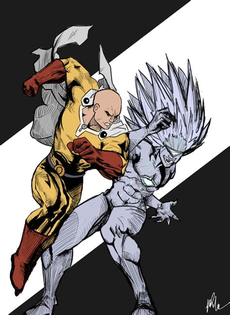 Saitama Vs Boros by Bikubiku-chan on DeviantArt