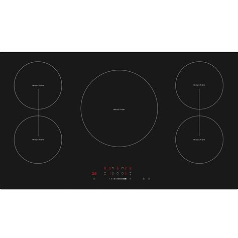 Cookology 90cm Flexi-Zone Induction Hob - 5 Zones - Black | Cookology