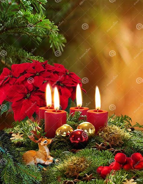 Advent wreath stock image. Image of celebration, wreath - 16736207